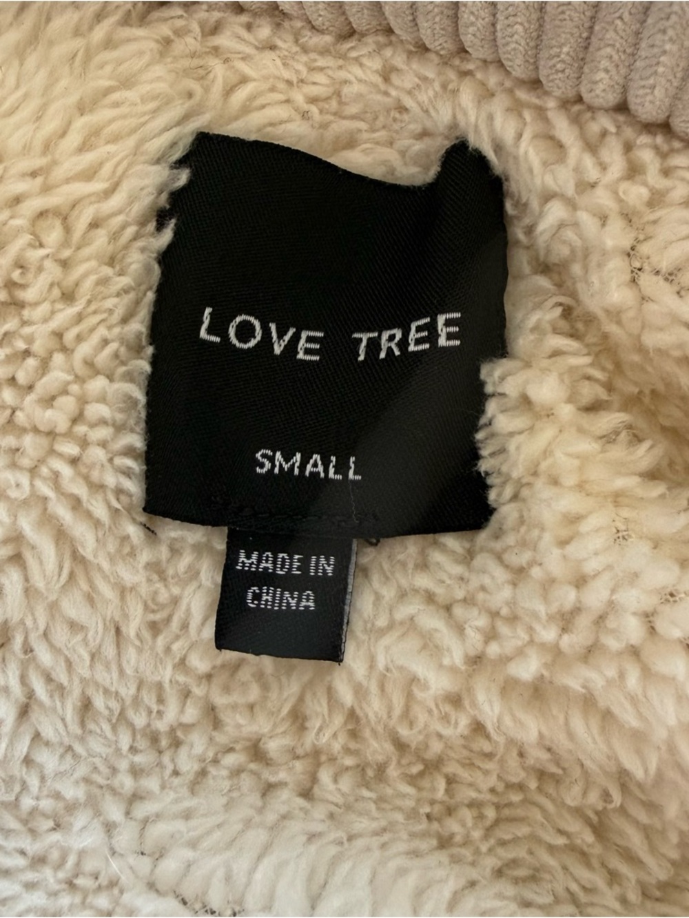 Love Tree White Jacket Size Small - Picture 4 of 4